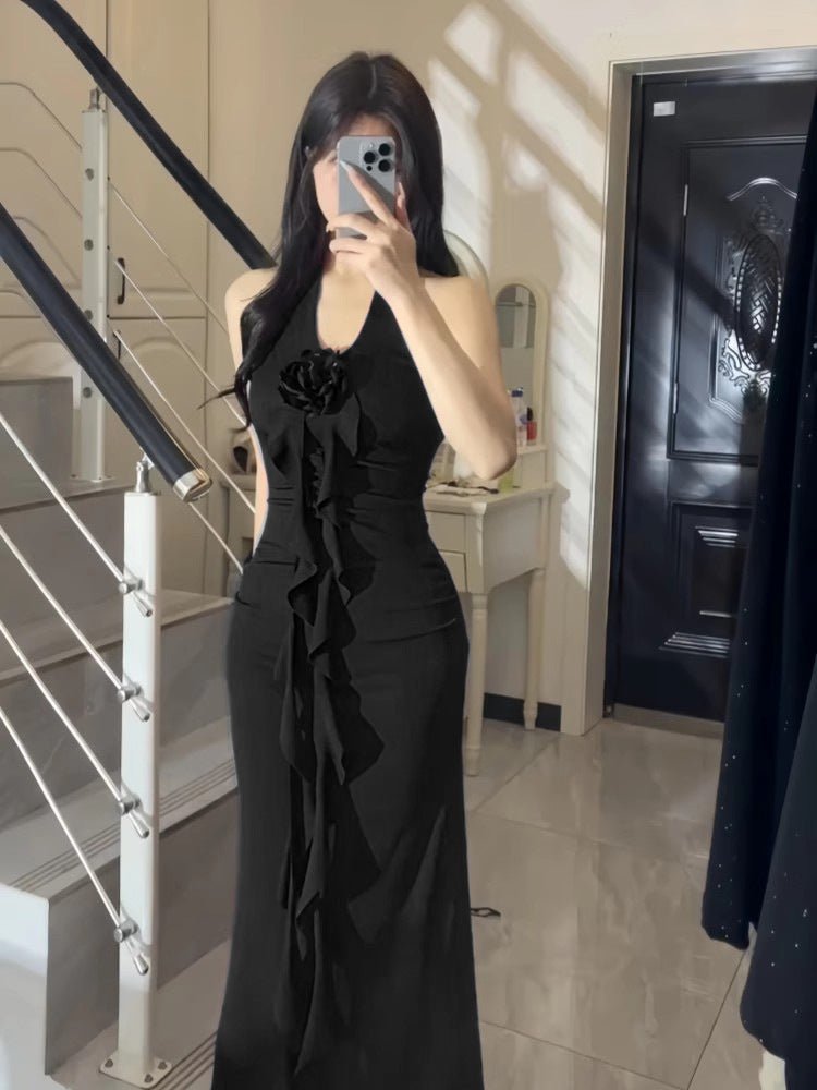 Elegant Summer Waist - cinching Gown Designed For A Sophisticated High - end Look - TALIANA STORE