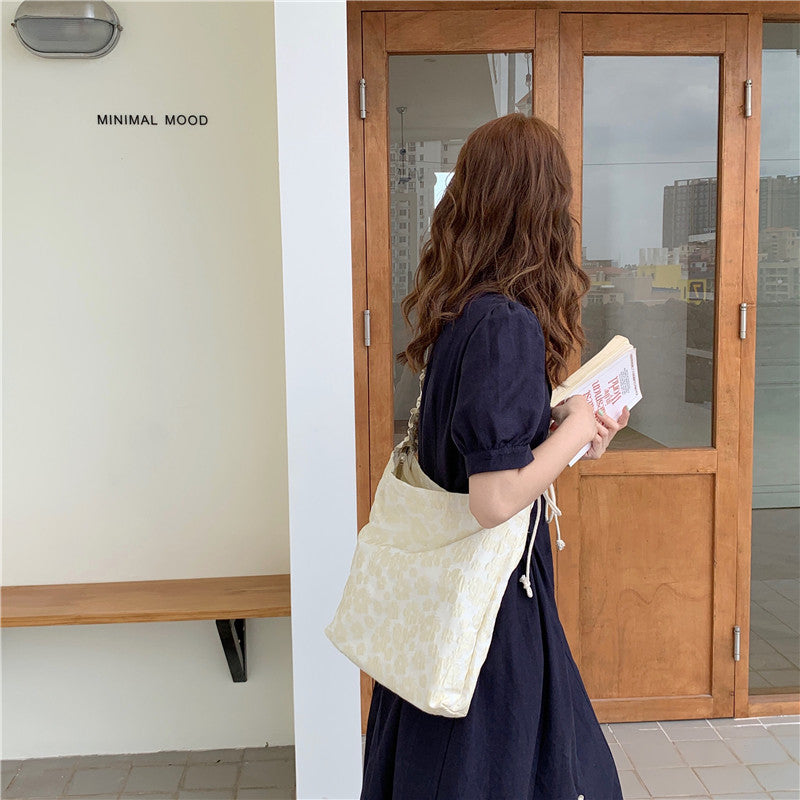 Lovely Girl Pleated Shoulder Strap Shoulder Bag