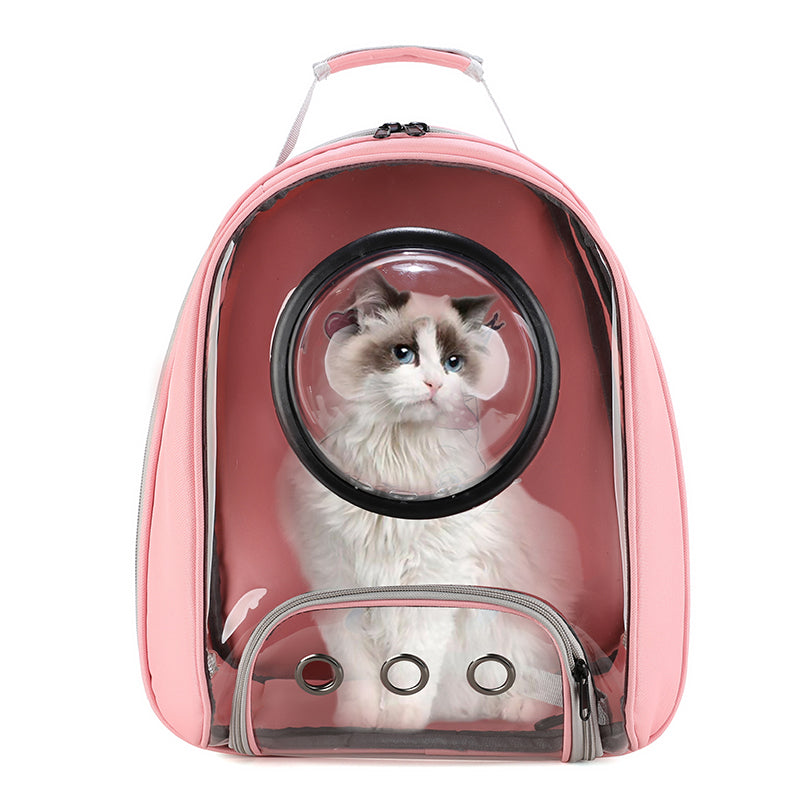 New Fashion Transparent Pet Bag - Cat And Dog Travel Backpack Bags