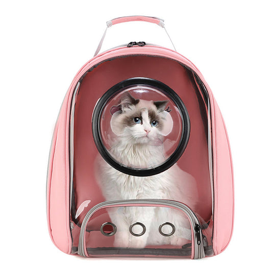 New Fashion Transparent Pet Bag - Cat And Dog Travel Backpack Bags